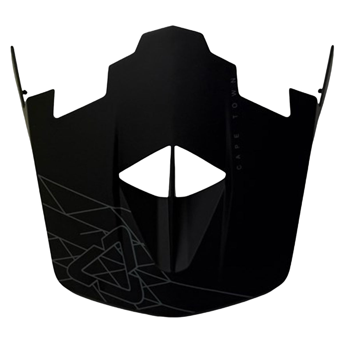 Leatt MTB Gravity 6.0 Visor - Black - L/XL - V23 - Stealth - Image 1
