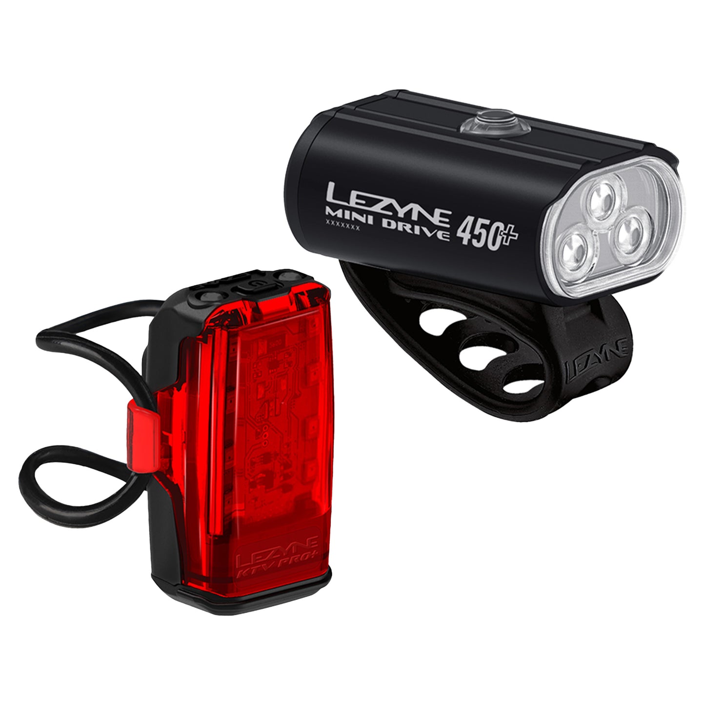 Leyne Mini Drive 450+ / KTV Drive Pro+ Light Set - Front & Rear - 450 - Black - Image 1