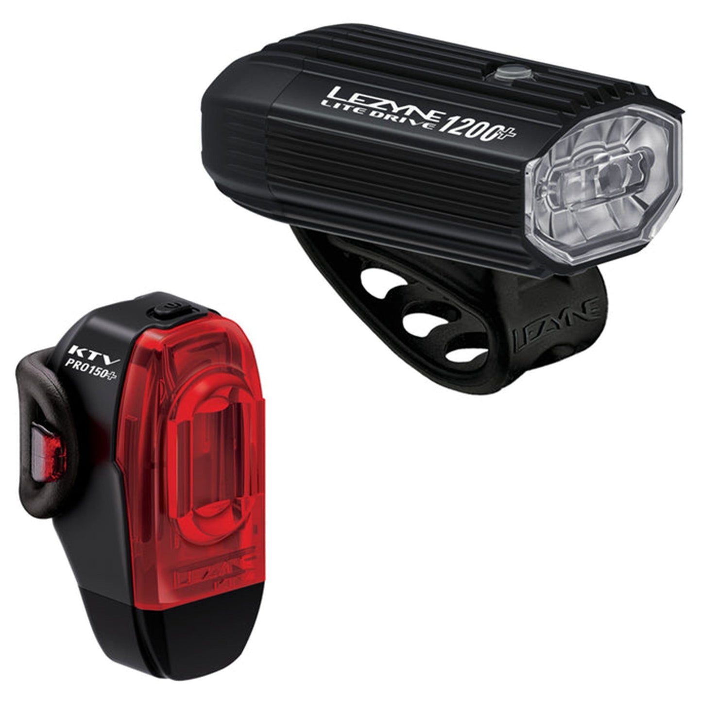 Lezyne Lite Drive 1200+ / Ktv Drive Pro+ Light Set - Image 1