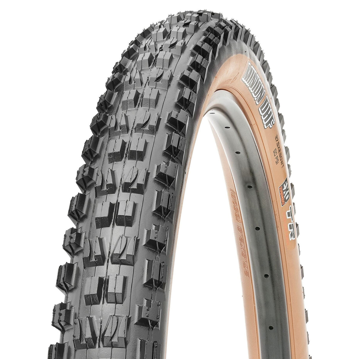 Maxxis Minion DHF Tyre - 29 Inch - 2.5 Inch - Yes - Dual Compound - EXO WT - Medium - Light Duty Protection - Folding - Tan - Image 1