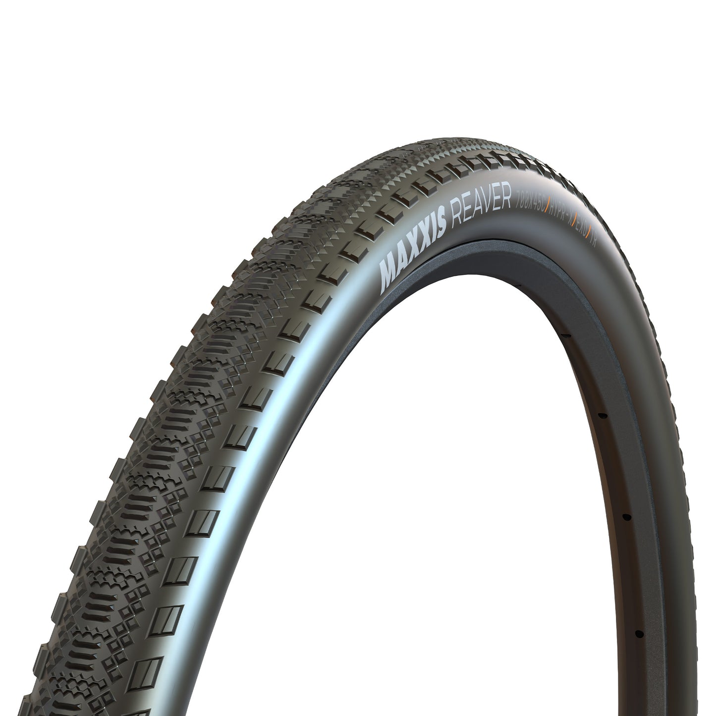 MAXXIS Reaver - 700c - 45c - Yes - Dual Compound - EXO 120TPI - Hypr-x - Medium Duty Protection - Folding - Black - Image 1