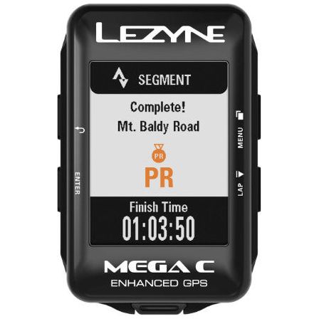 Lezyne Mega C GPS Cycling Computer - Black