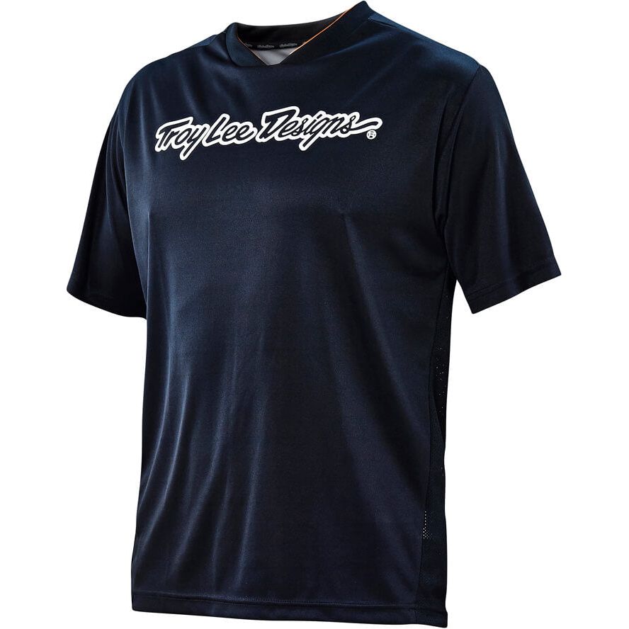 TLD Skyline Youth Short Sleeve Jersey - Youth XS - Black - Logo