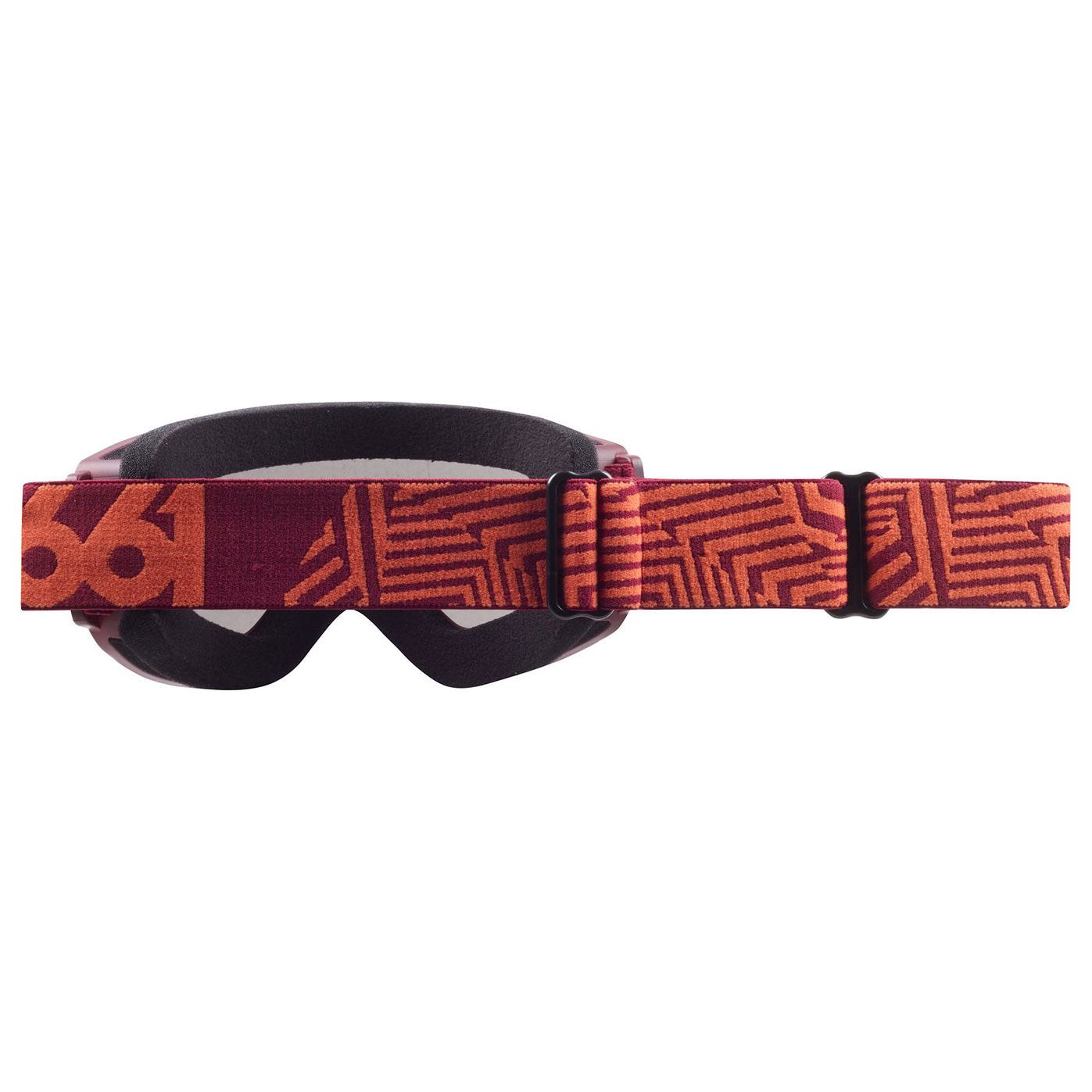 661 Radia Goggles - S - Dazzle Red - Smoke Mirror Lens