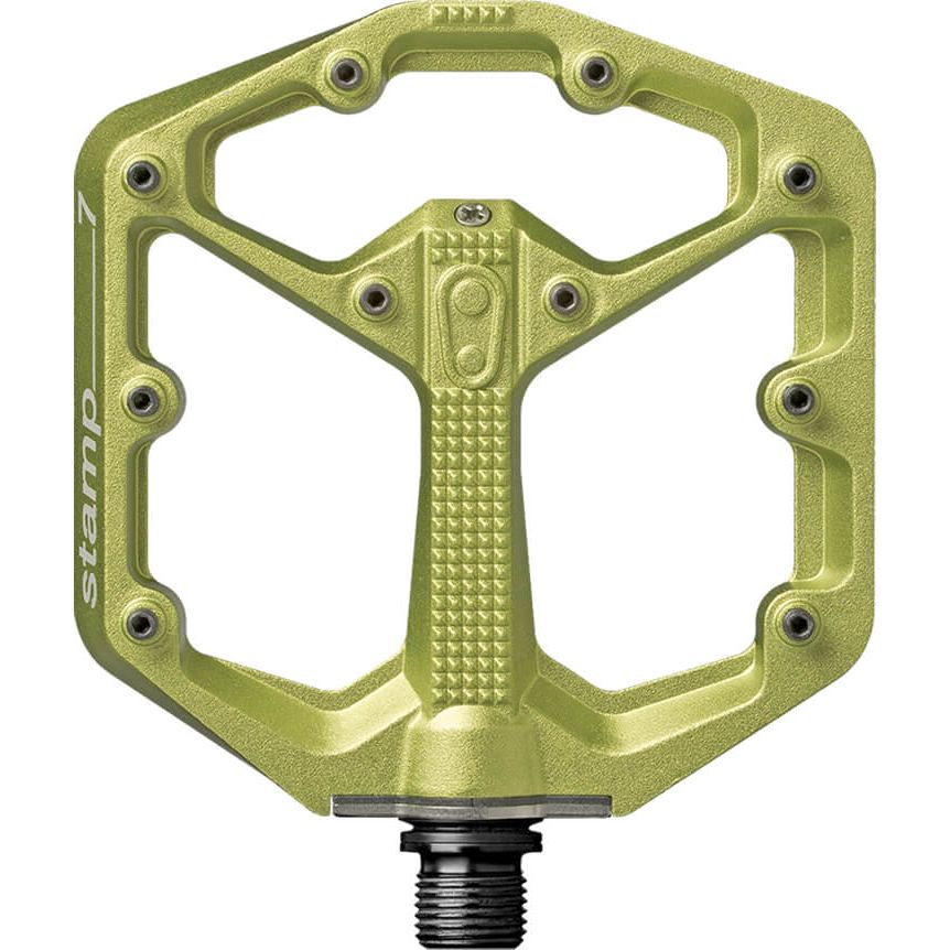 crankbrothers stamp 7 le limited edition pedale mtb Crank Brothers Stamp 7 Alloy Pedals - S - Limited Edition Green