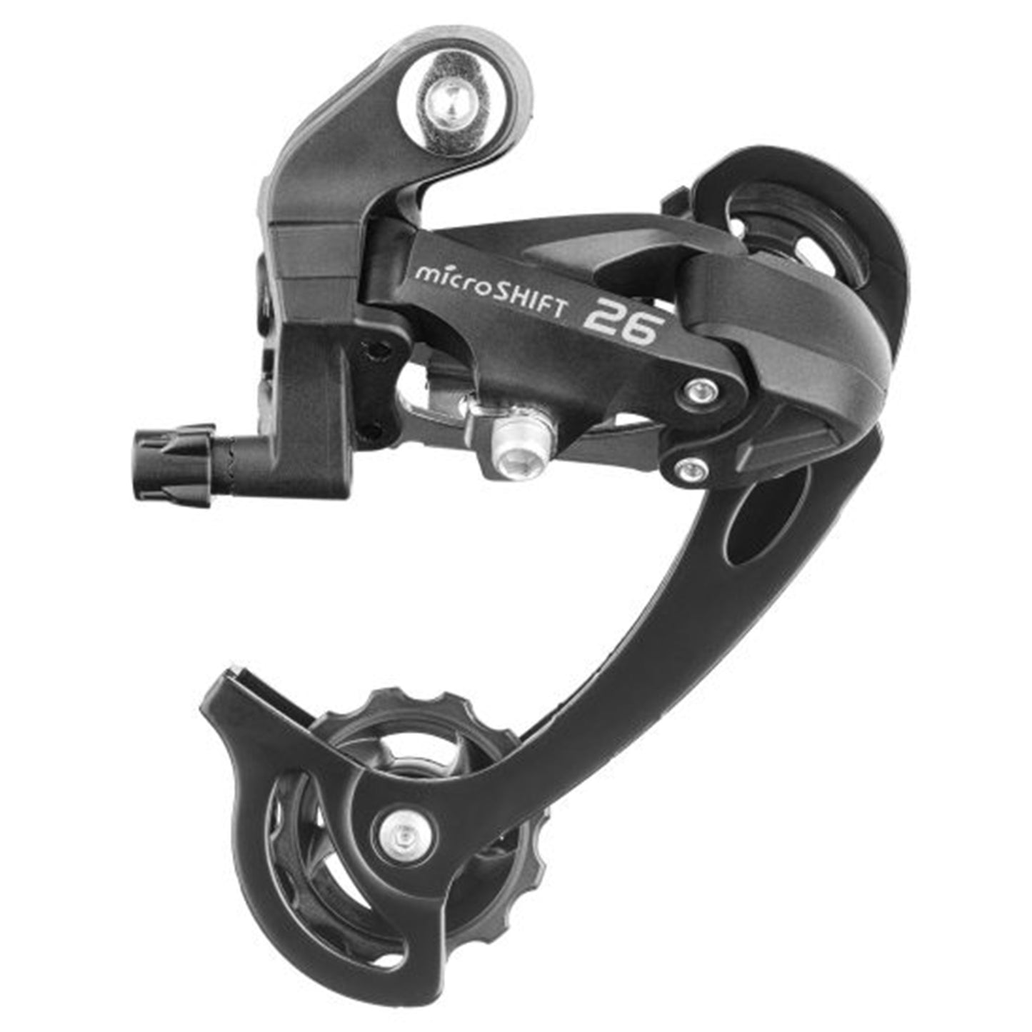 Microshift M26 MTB 7/8 Speed Rear Derailleur - Rear Derailleur - 8 Speed - Black - Long - (Shimano Mountain) - Image 1