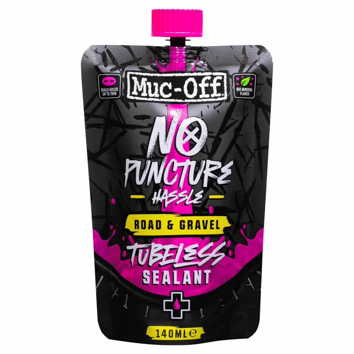 Muc-Off Road & Gravel Tubeless Sealant - 140ml Pouch - Image 1