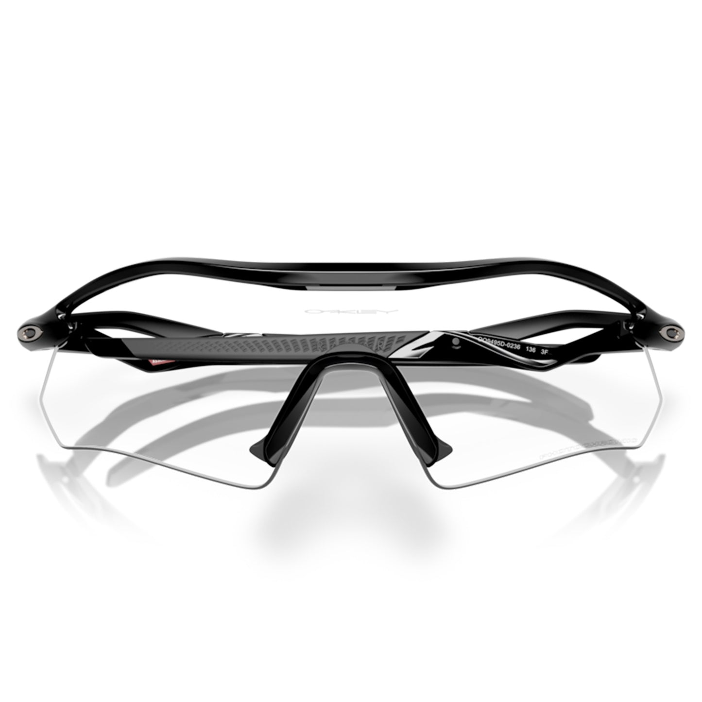 Oakley Radar Plate - L - 134mm - Polished Black w/Clear to Black Iridium Photochromic - Image 5