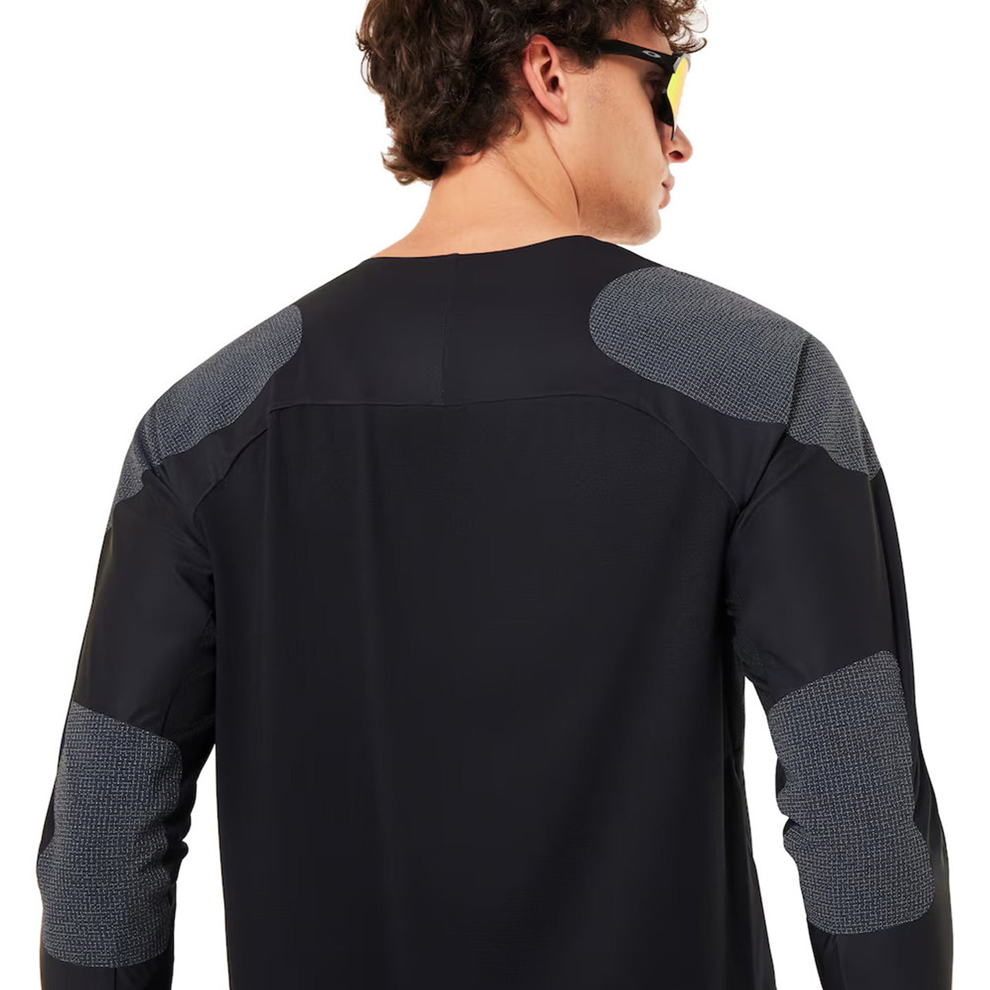 Oakley Seeker Edge Long Sleeve Jersey - M - Blackout - Image 4