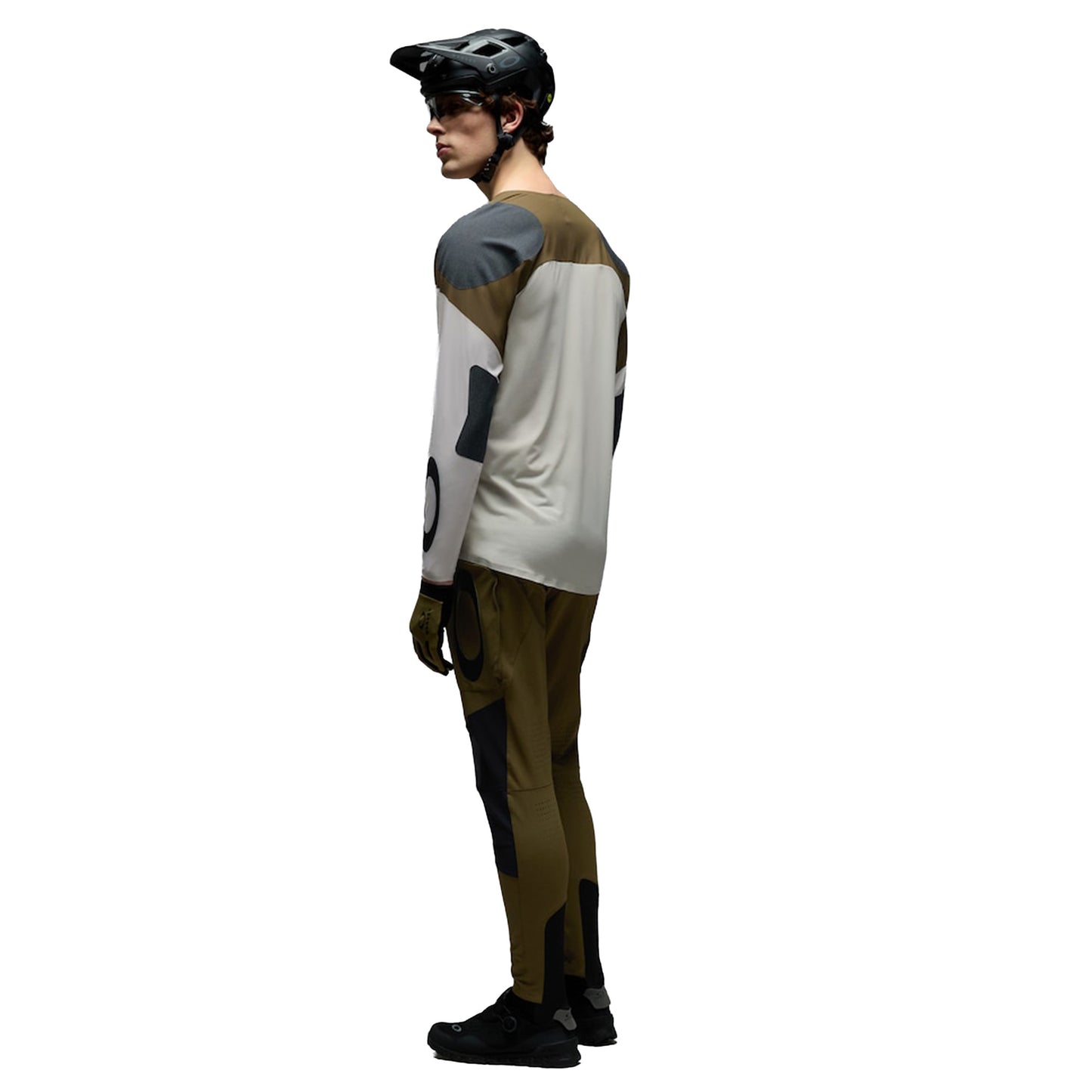 Oakley Seeker Edge Long Sleeve Jersey - M - Mist/Army Green - Image 4