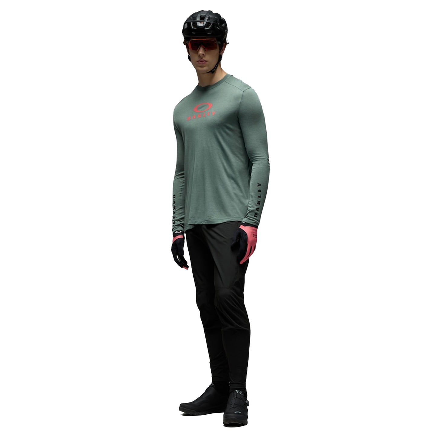 Oakley Seeker Flow Long Sleeve Jersey - L - Aviator Green - Image 3
