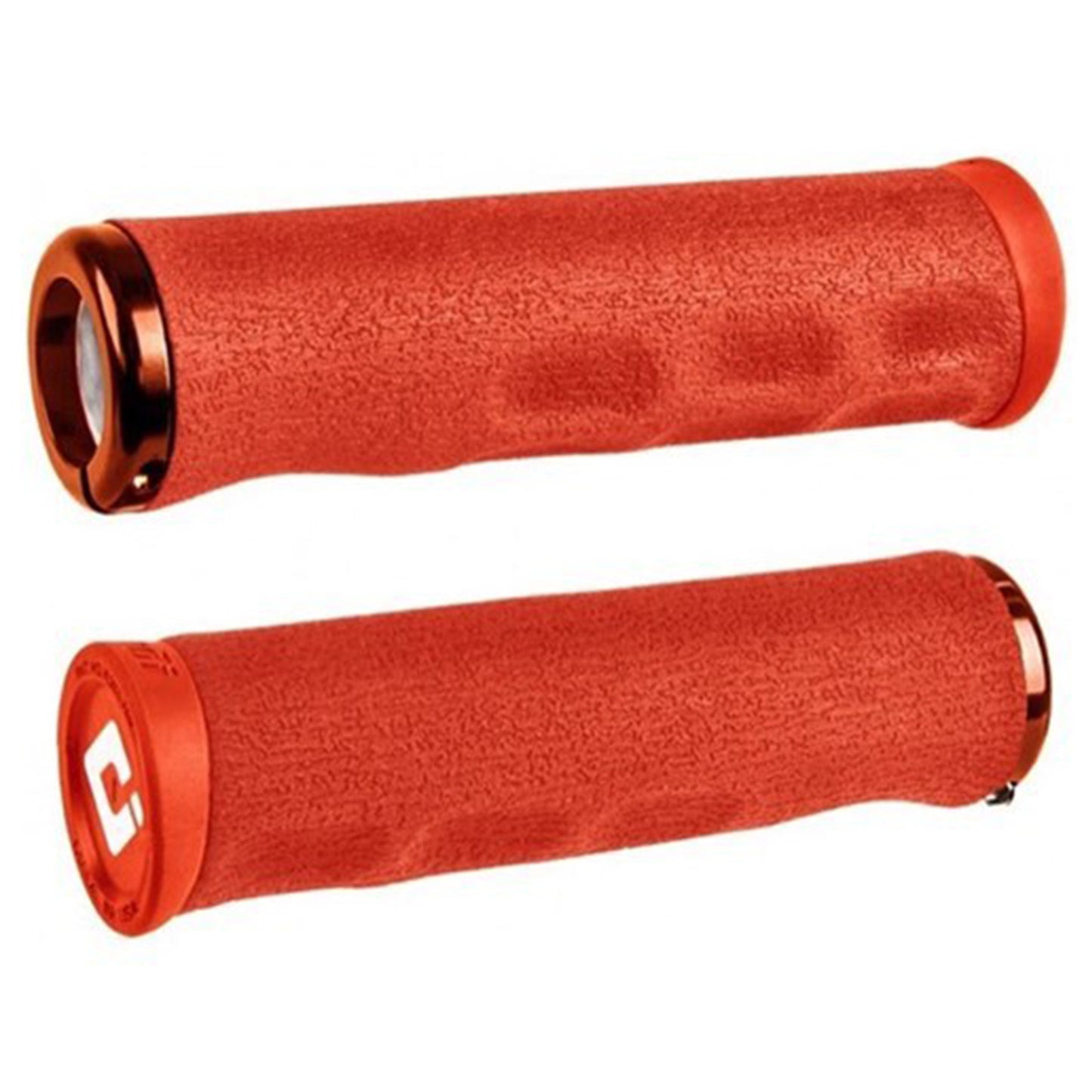 ODI F-1 Dread Lock On Grips - Single Lock On Grips - Orange - Image 1