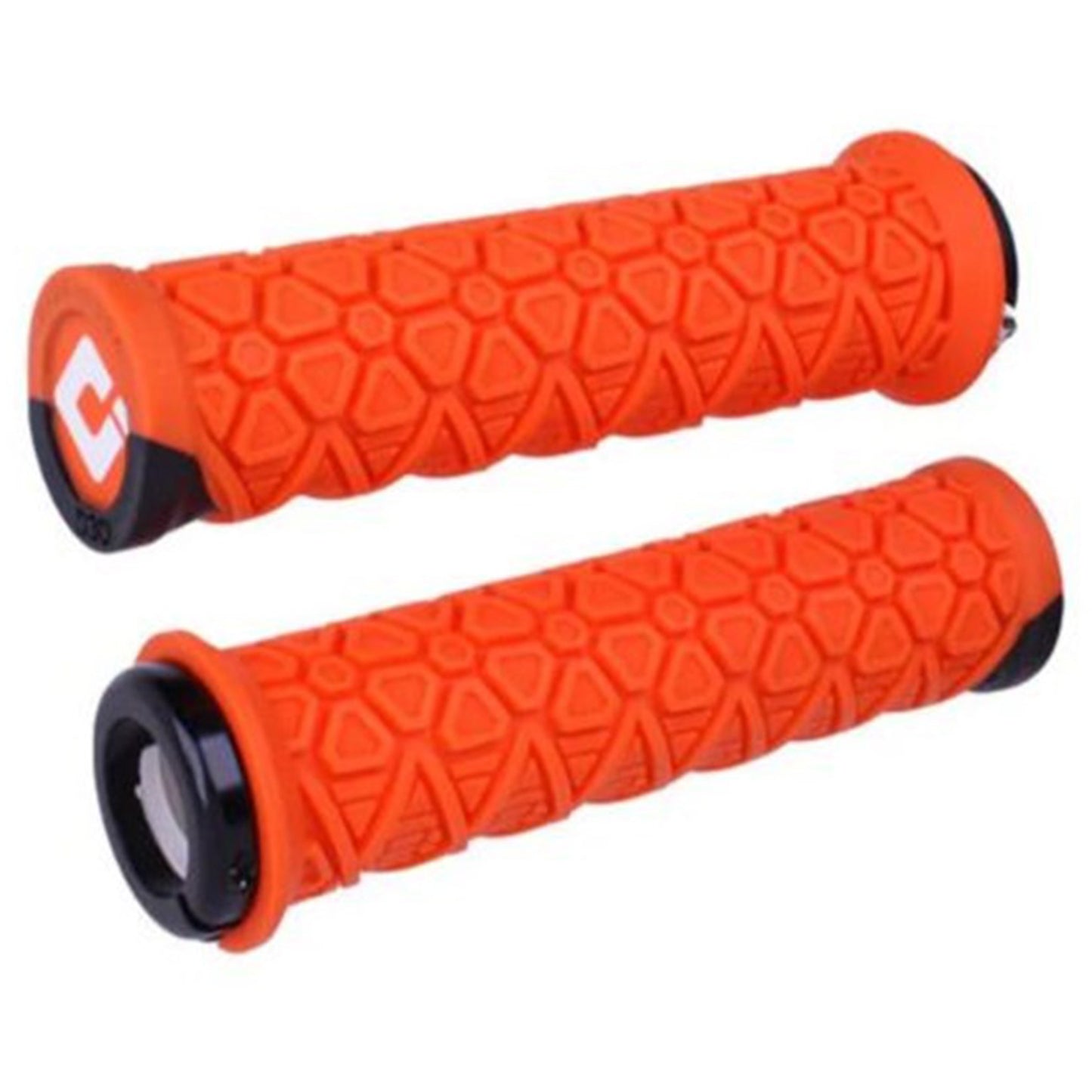 ODI Vanquish D30 Lock On Grips - Orange - Single Lock On Grips - Image 1