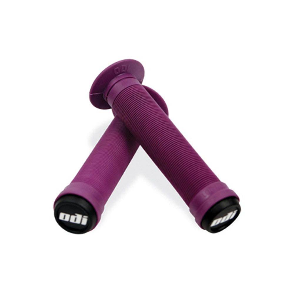 ODI BMX Longneck ST Grips - Purple - Slide On Grips - Image 1