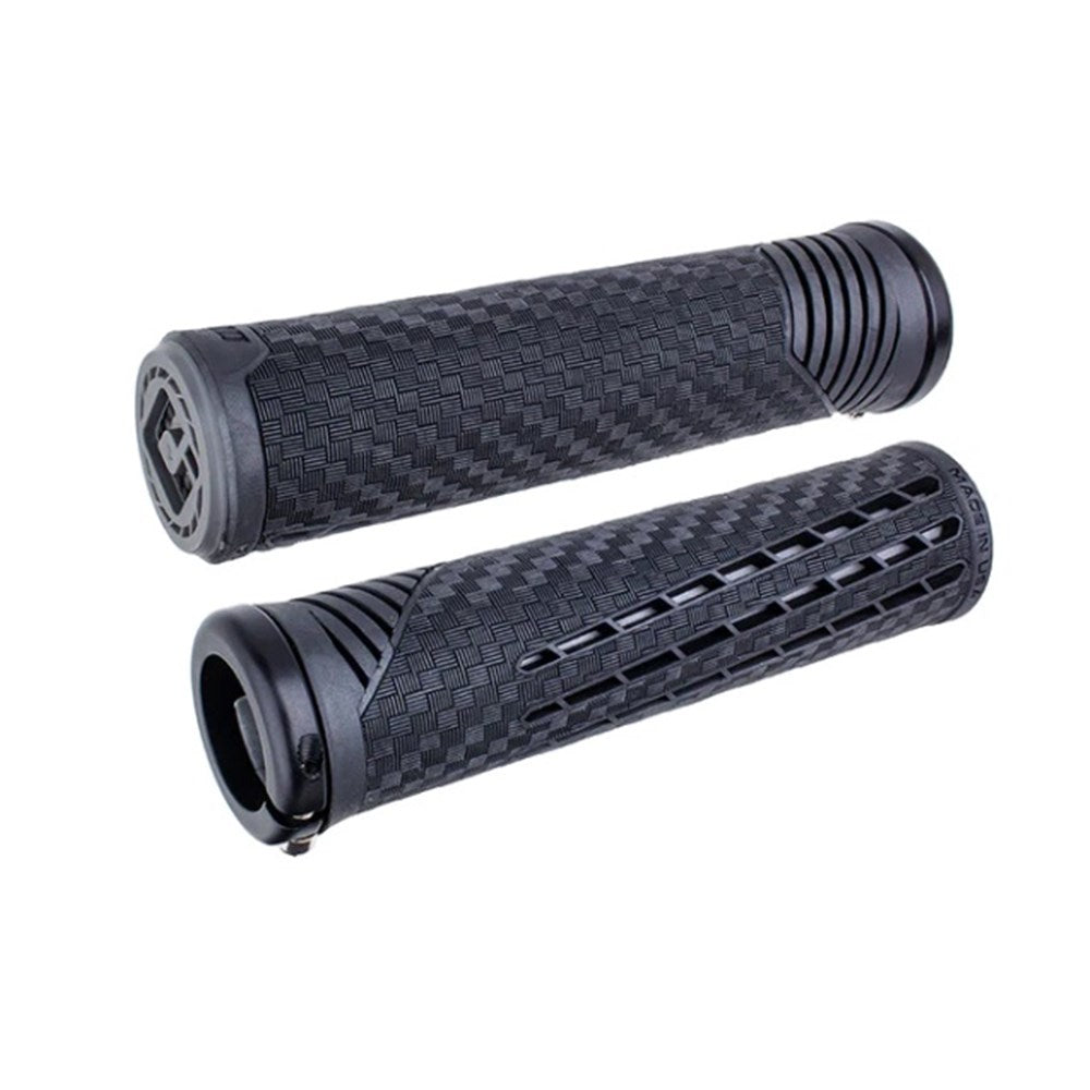 ODI CF V2.1 Lock On Grips - Black With Graphite Clamps - Single Lock On Grips - Image 1