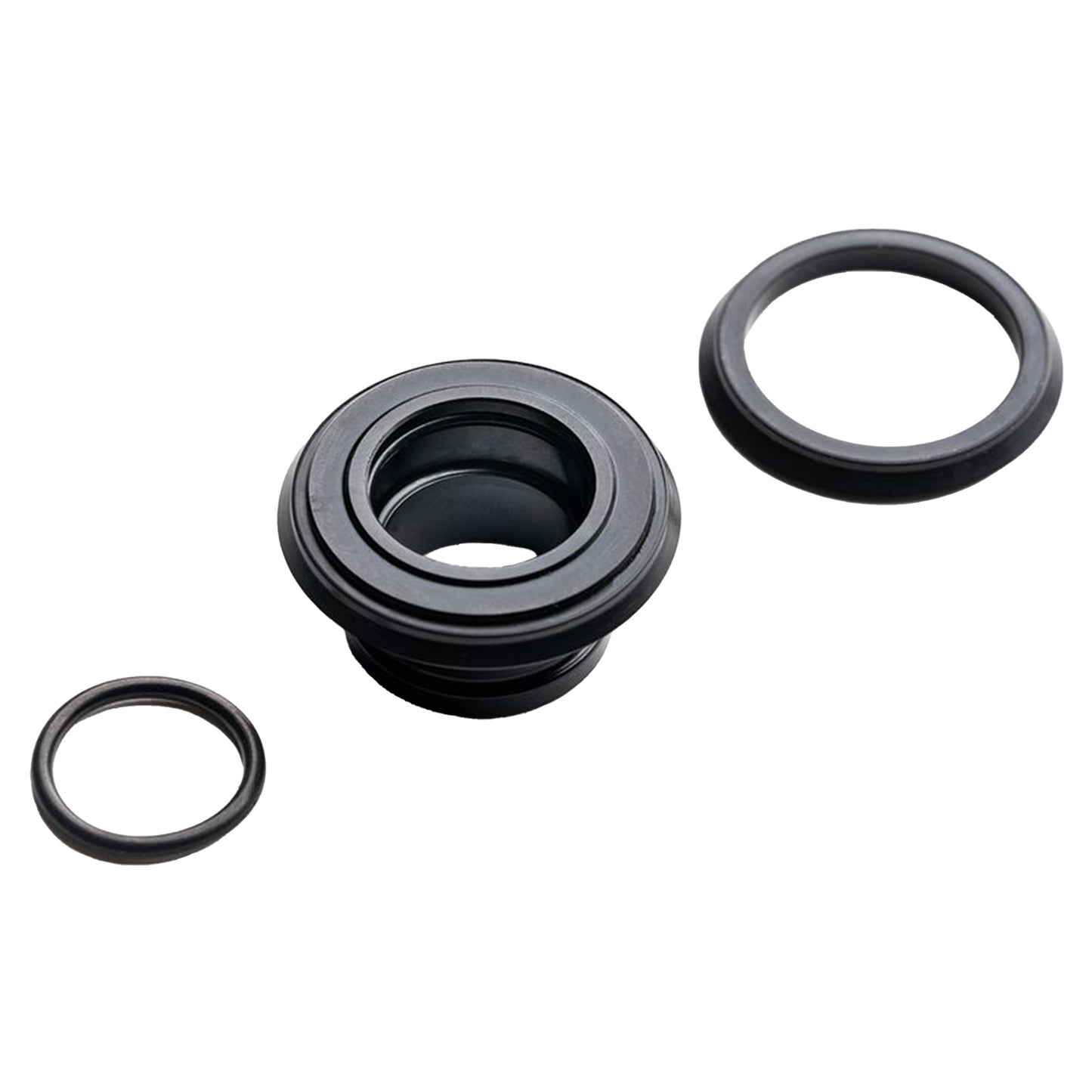 OneUp Components Front Hub End Caps - Black - 15x110mm - Image 1
