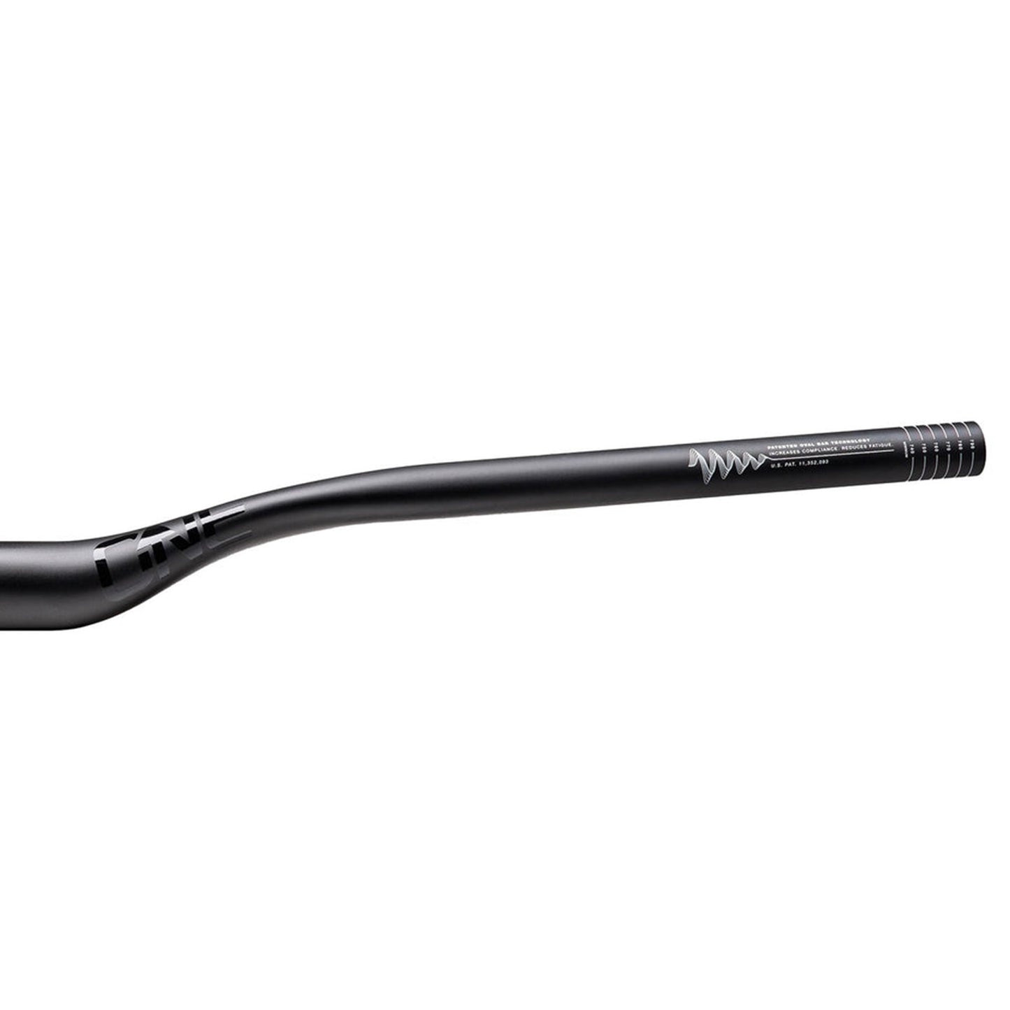 OneUp V2 Carbon Handlebar - 35mm - 760 - 35mm Rise - Black - Image 5