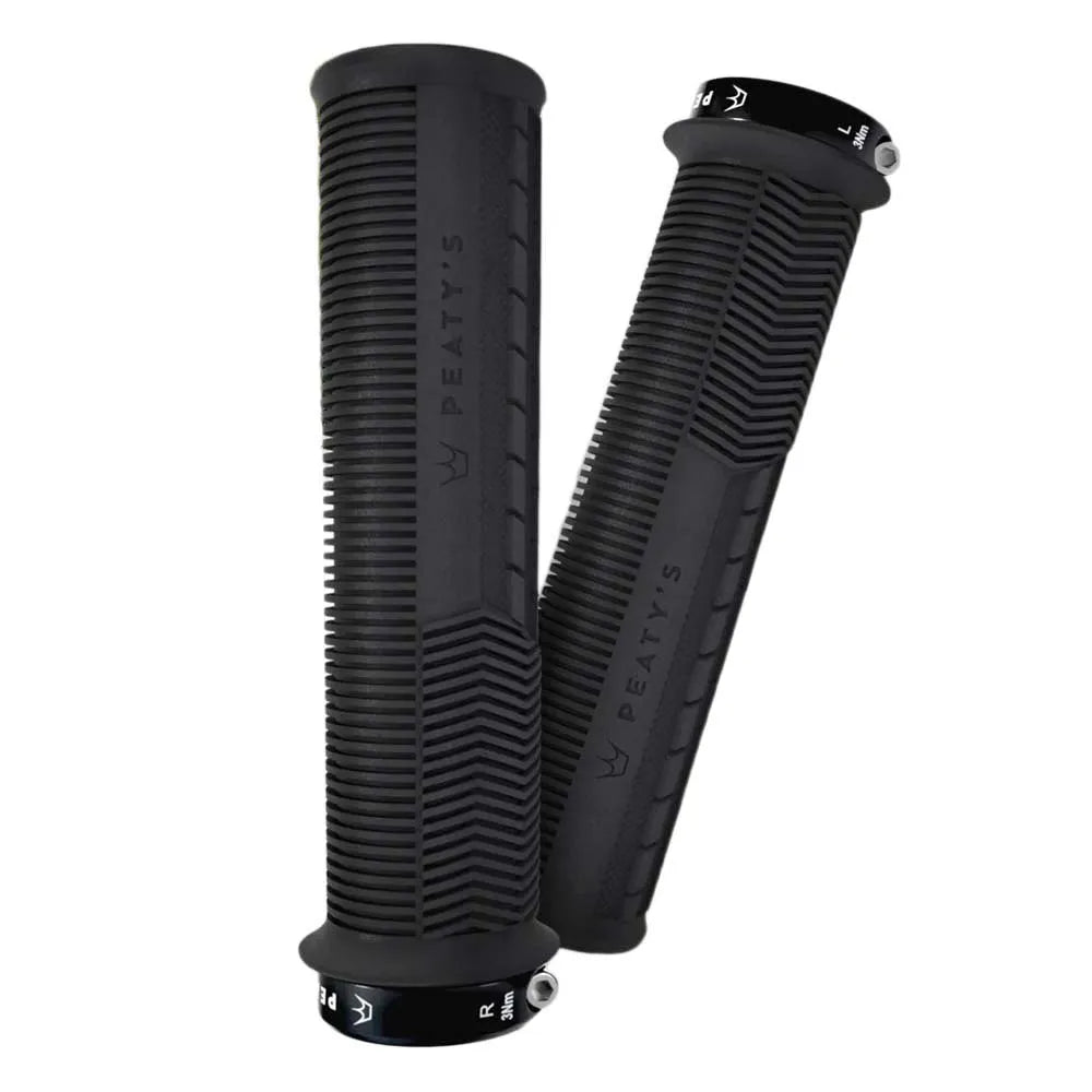 Peaty's Monarch Thick Mushroom Grip - Black - Single Lock On Grips