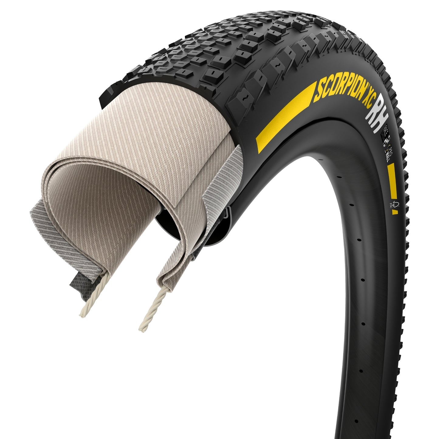 Pirelli Scorpion Race XC RH Team Tyre - 29 Inch - 2.4 Inch - Yes - Race XC - ProWALL - Medium - Light Duty Protection - Folding - Black - Image 4