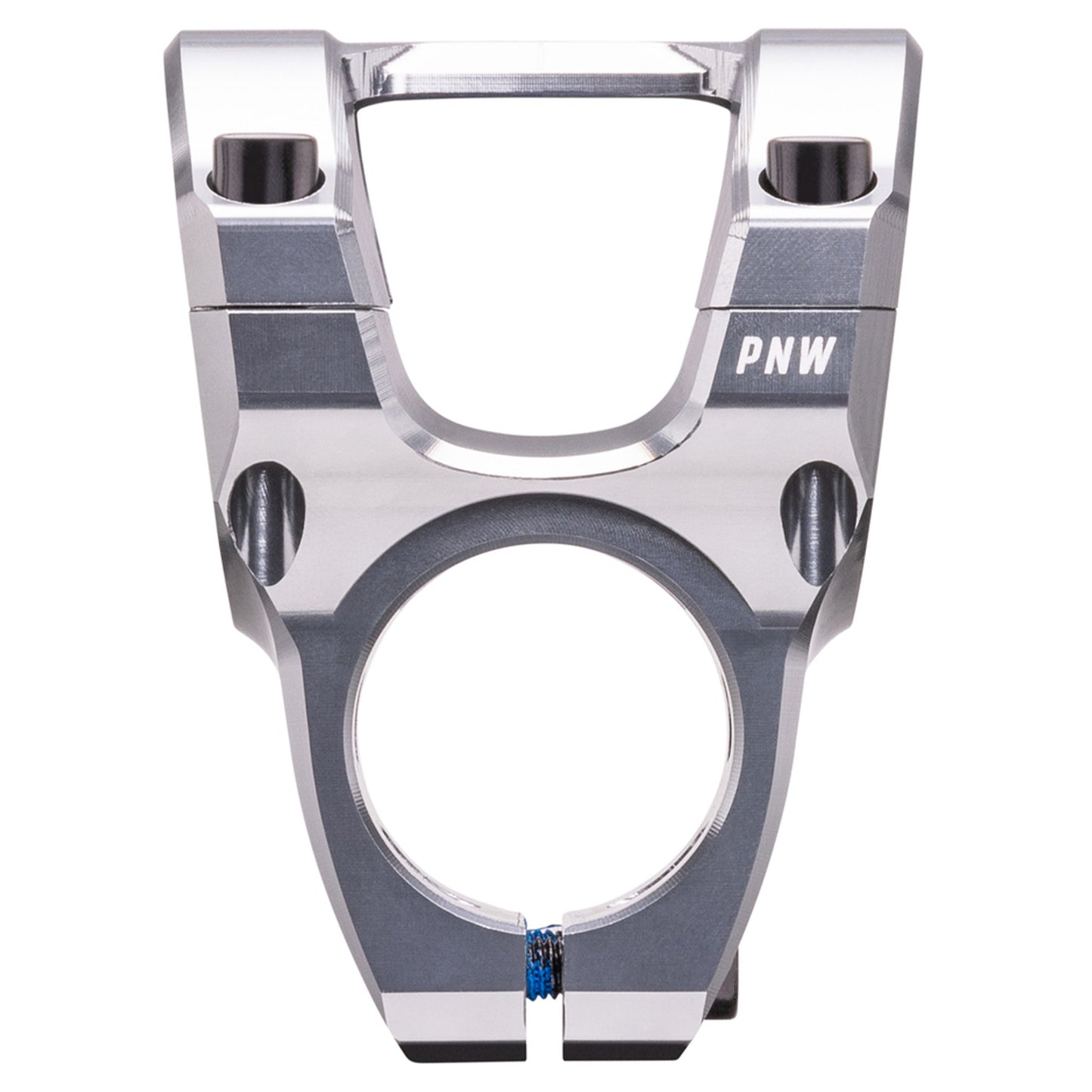 PNW Loam Lightning Stem - 1 1/8th Inch Steerer - 31.8mm - 32mm - 0 Degree - Silver - Image 2