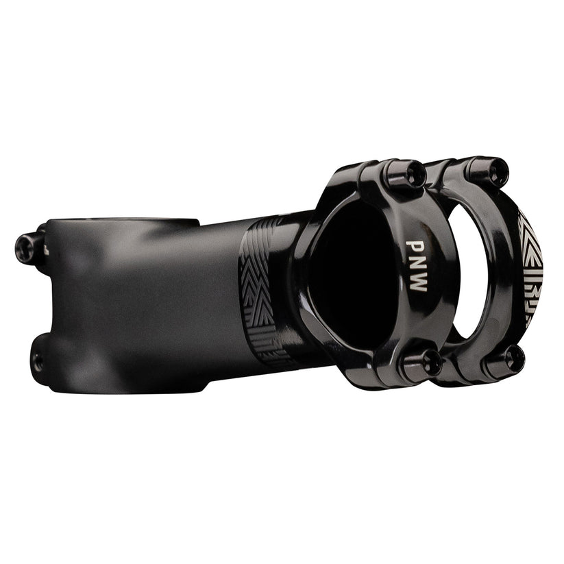 PNW Components Coast Stem With GoPro Faceplate Mount - 1 1/8th Inch Steerer - 31.8mm - 80mm - 7 Degree - Black - Image 1