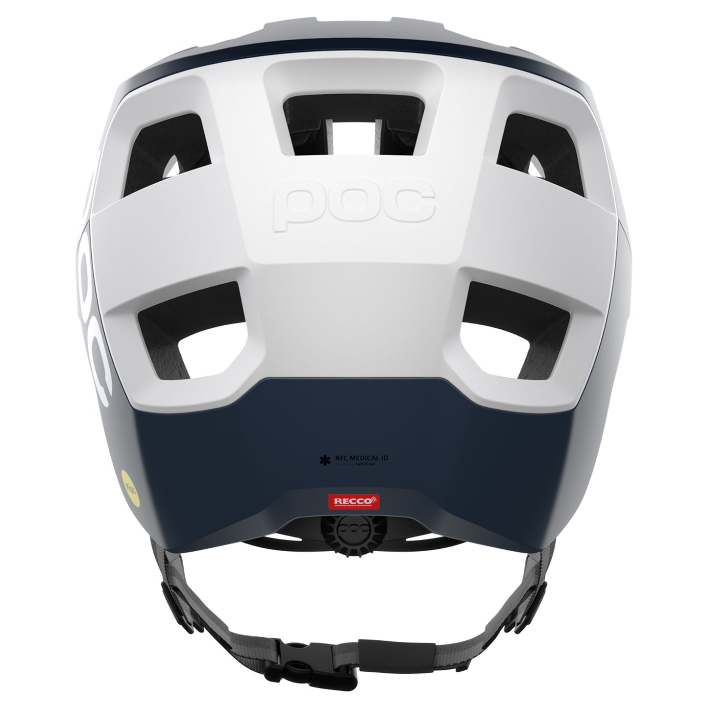 POC Kortal Race MIPS Helmet - L/XL - Apatite Navy Matt/Hydrogen White Matt - Image 4