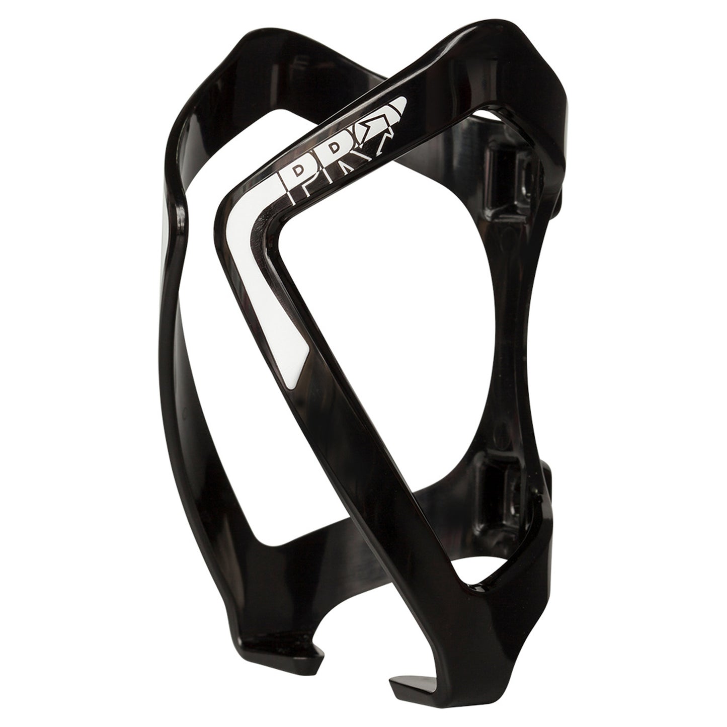 PRO Bottle Cage - Alloy - Black / White - Image 1