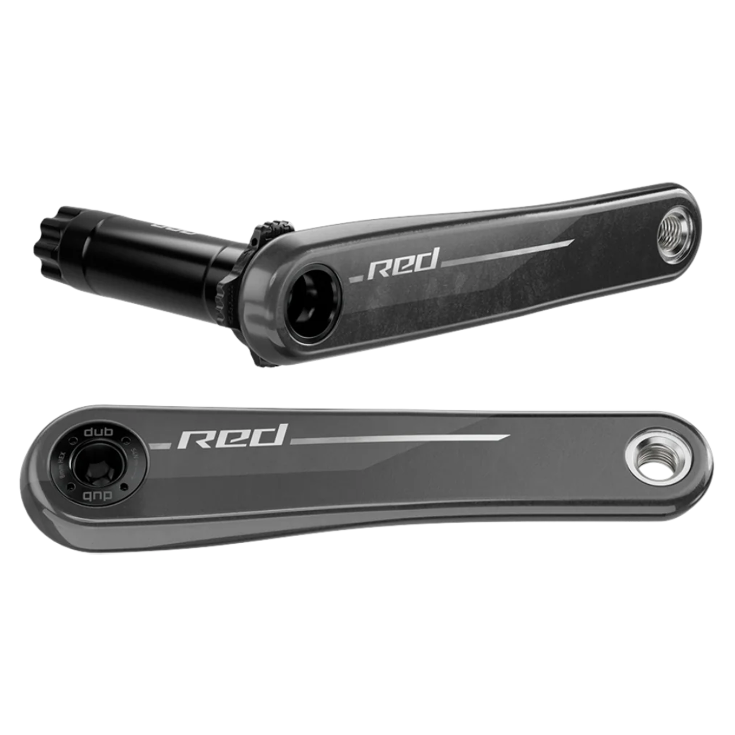 SRAM Red E1 XPLR DUB Wide Crank Arms - 68-73mm and BB86-92 - 28.99mm DUB - SRAM Direct Mount - 150mm - Black
