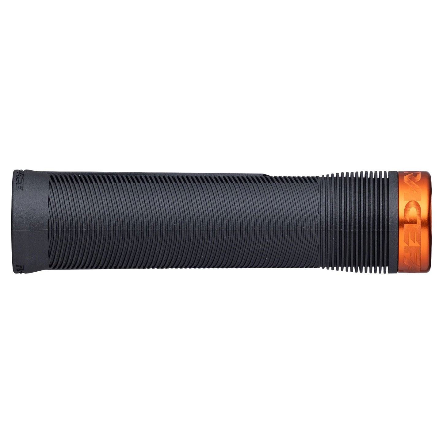 Race Face Chester Lock On Grips - Black With Orange Clamps - Single Lock On Grips - 31mm - Image 1