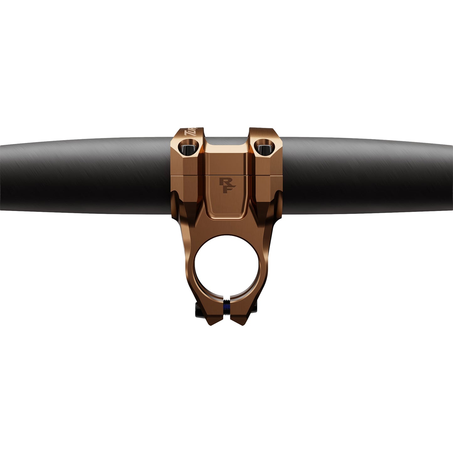 Race Face Turbine Stem - 1 1/8th Inch Steerer - 35mm - 40mm - 0 Degree - Gold - Image 3