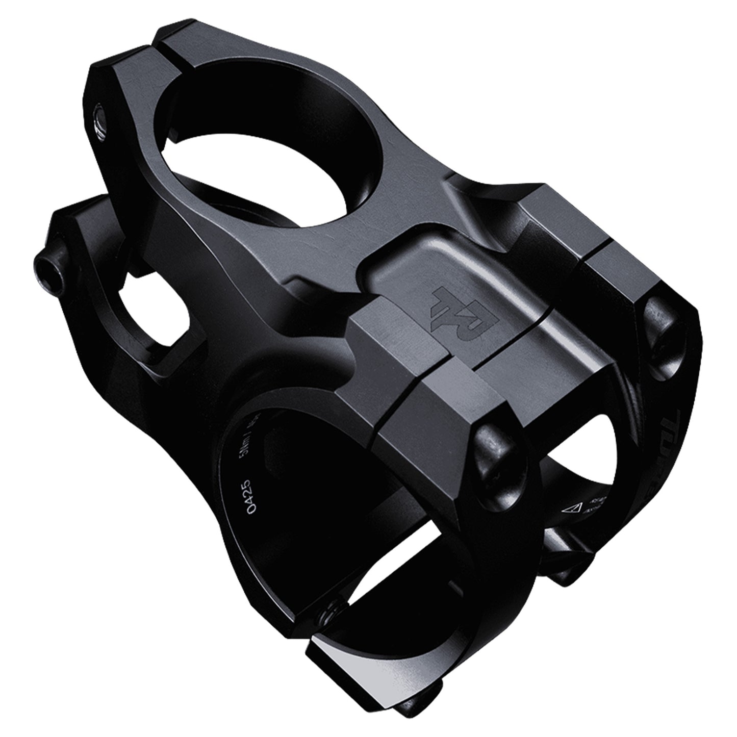 Race Face Turbine Stem - 1 1/8th Inch Steerer - 35mm - 50mm - 0 Degree - Black - Image 4