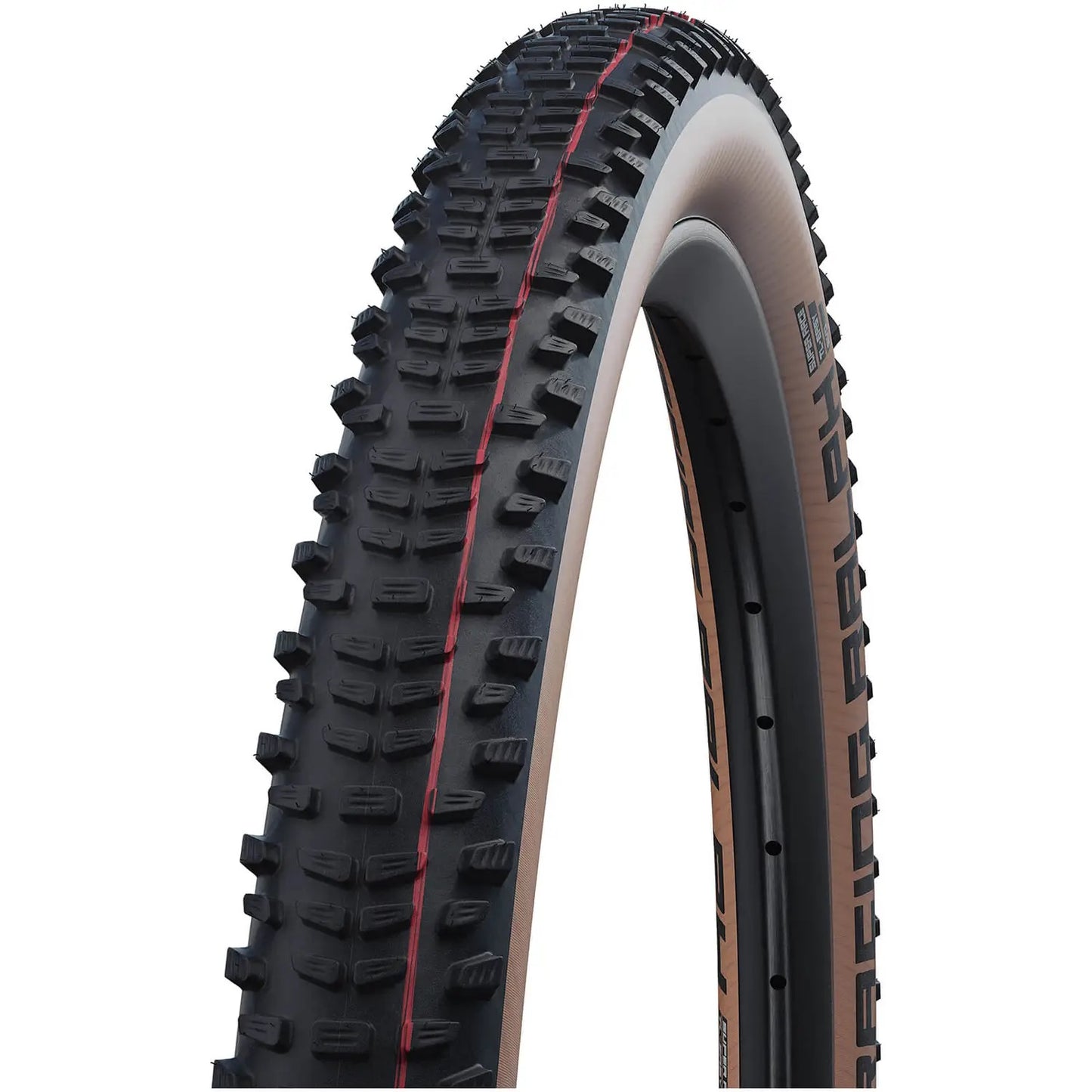Schwalbe Racing Ralph Tyre - 29 Inch - 2.35 Inch - Yes - Addix Speed - Super Race - Hard - Light Duty Protection - Folding - Tan