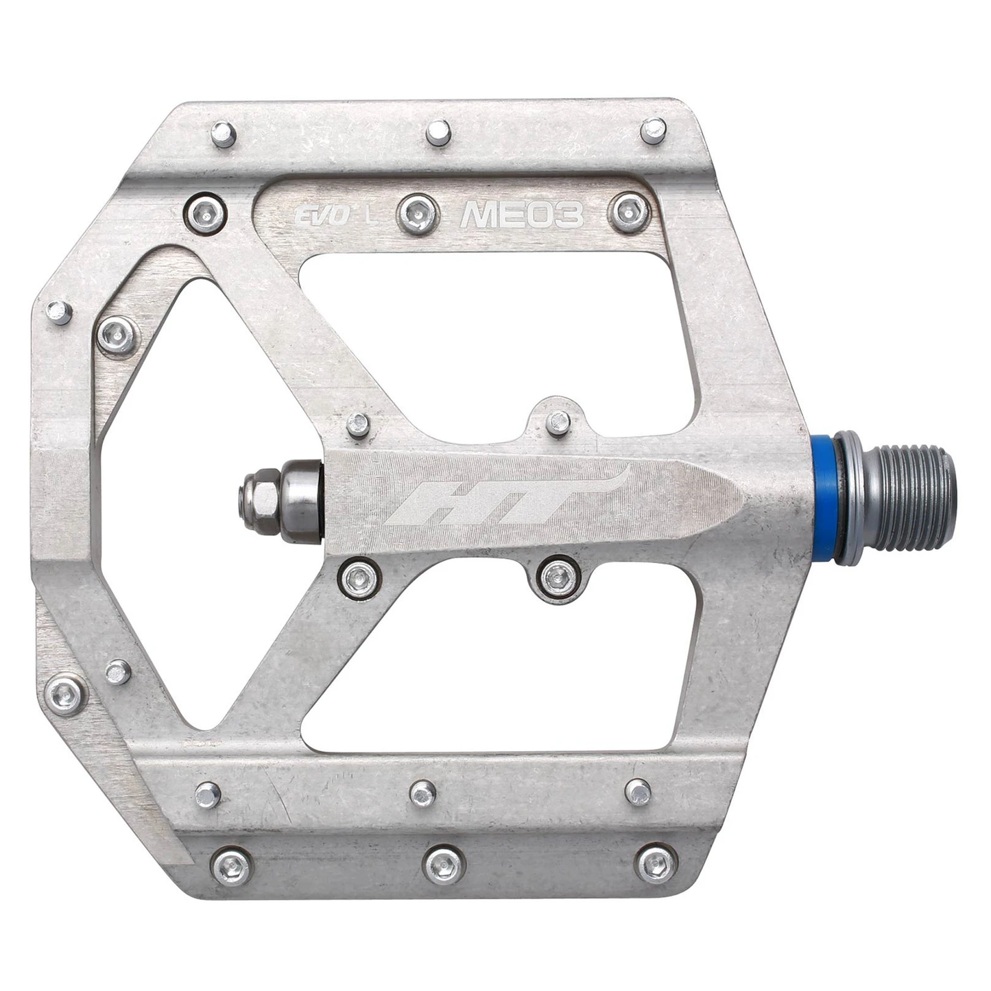HT ME03 Magnesium Flat Pedals - Standard - Raw