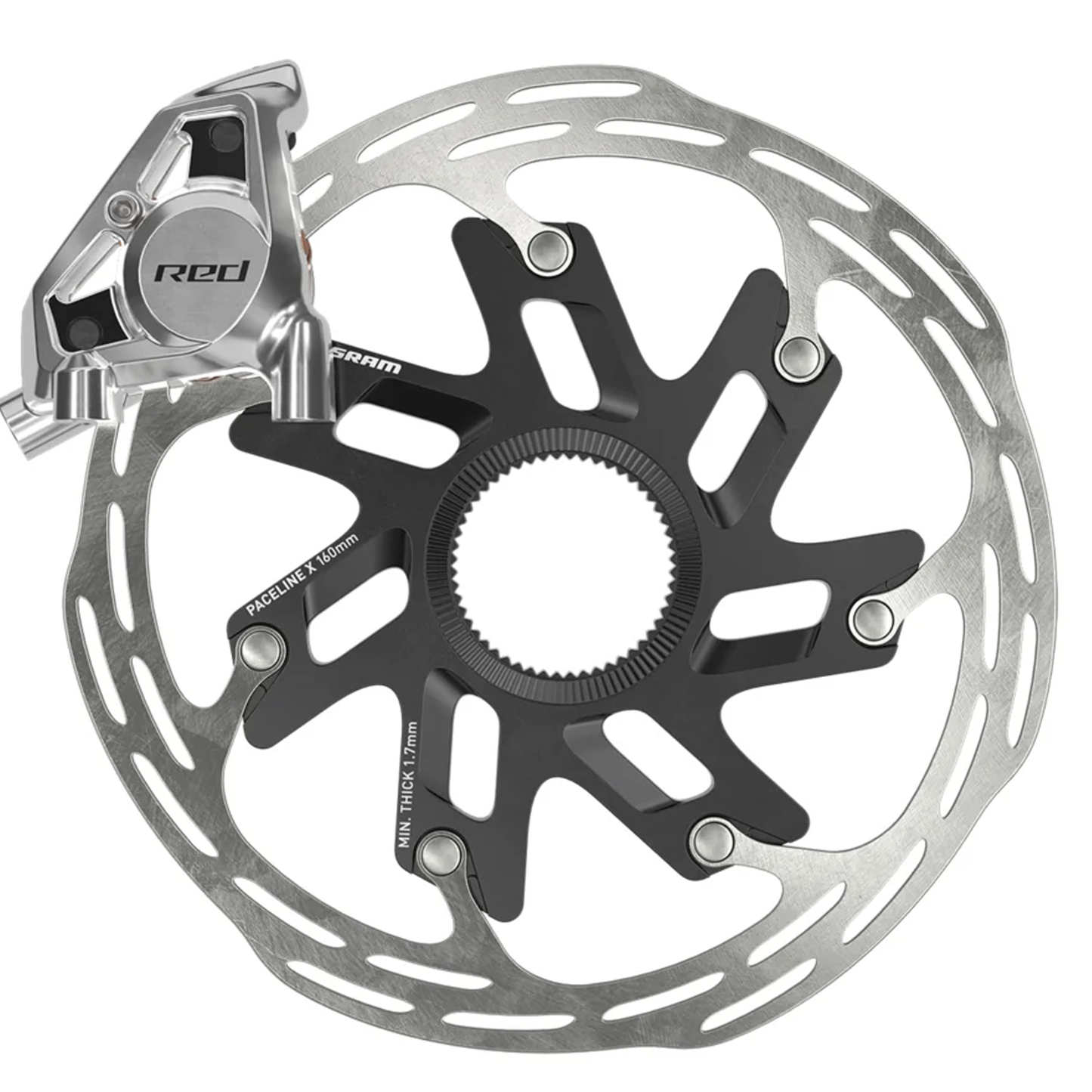 SRAM Red AXS E1 Shifter/Disc Brake - Rear - Left Lever - 1800mm - Grey - Silver