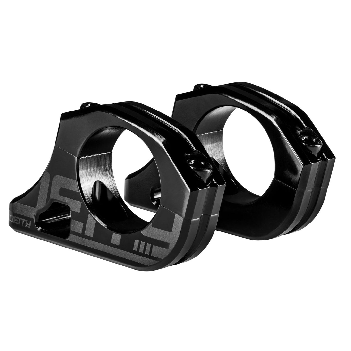 Deity Micro Direct Mount Stem - Direct Mount Steerer - 31.8mm - 30mm - 0 Degree - Black