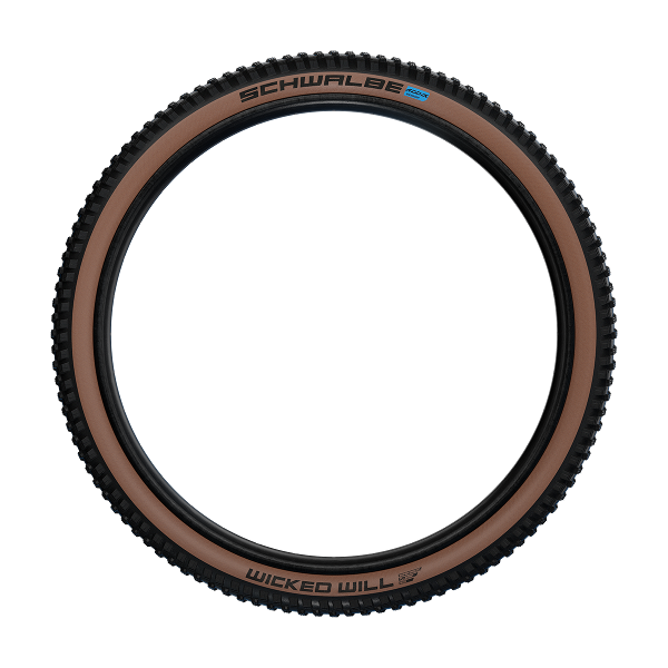 Schwalbe Wicked Will Tyre - 29 Inch - 2.4 Inch - Yes - Addix SpeedGrip - Super Ground - E-50 - Medium - Medium Duty Protection - Folding - Tan - Image 2