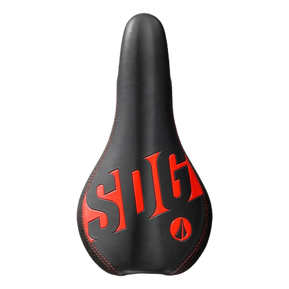 SDG Fly JR Saddle - Steel - M - Black - Red - Image 1