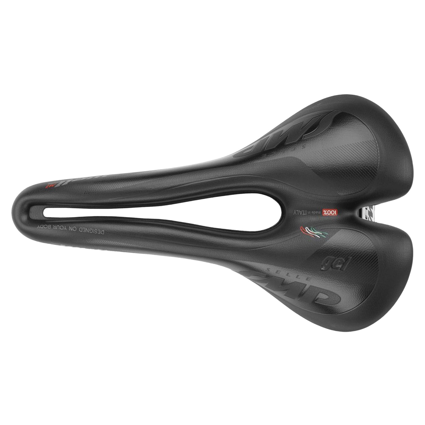 Selle SMP Well M1 Gel Saddle - Stainless Steel - 163mm - Black - Image 3