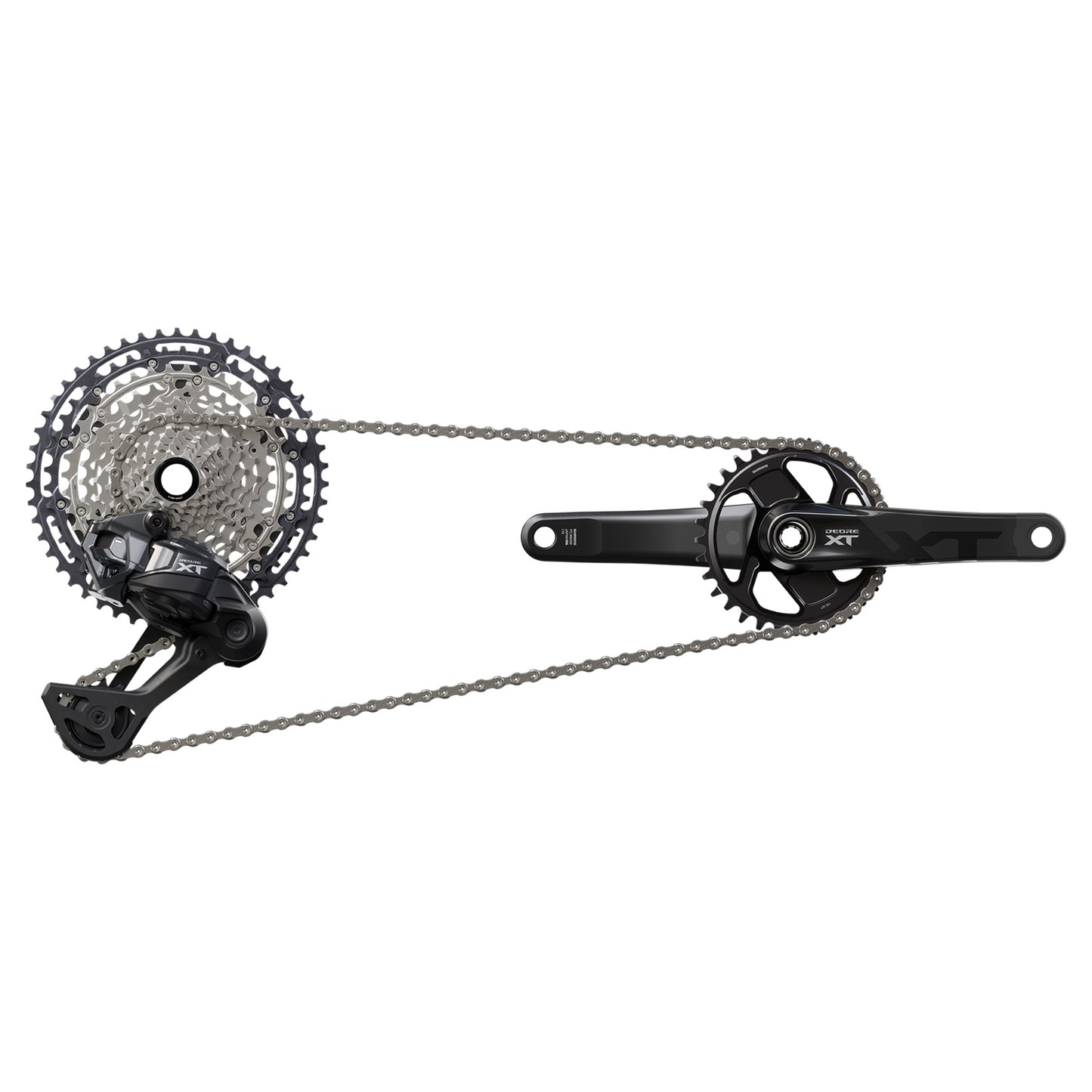 Shimano CS-M8200 XT Cassette - 12 Speed - Shimano Micro Spline - 9-45T - Silver - Image 6