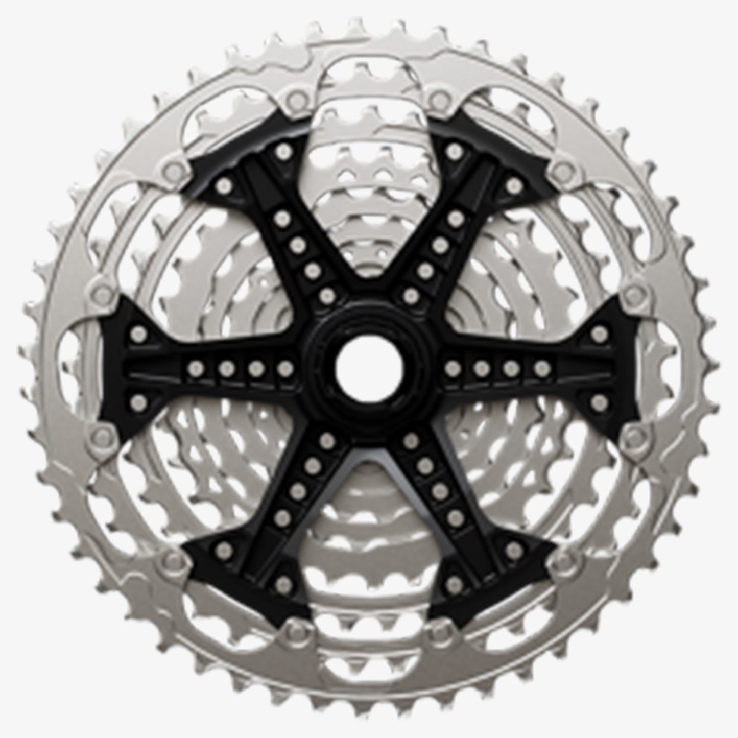 Shimano Deore CS-M6200 12-Speed Cassette - 12 Speed - Shimano Micro Spline - 10-51T - Silver - Image 2