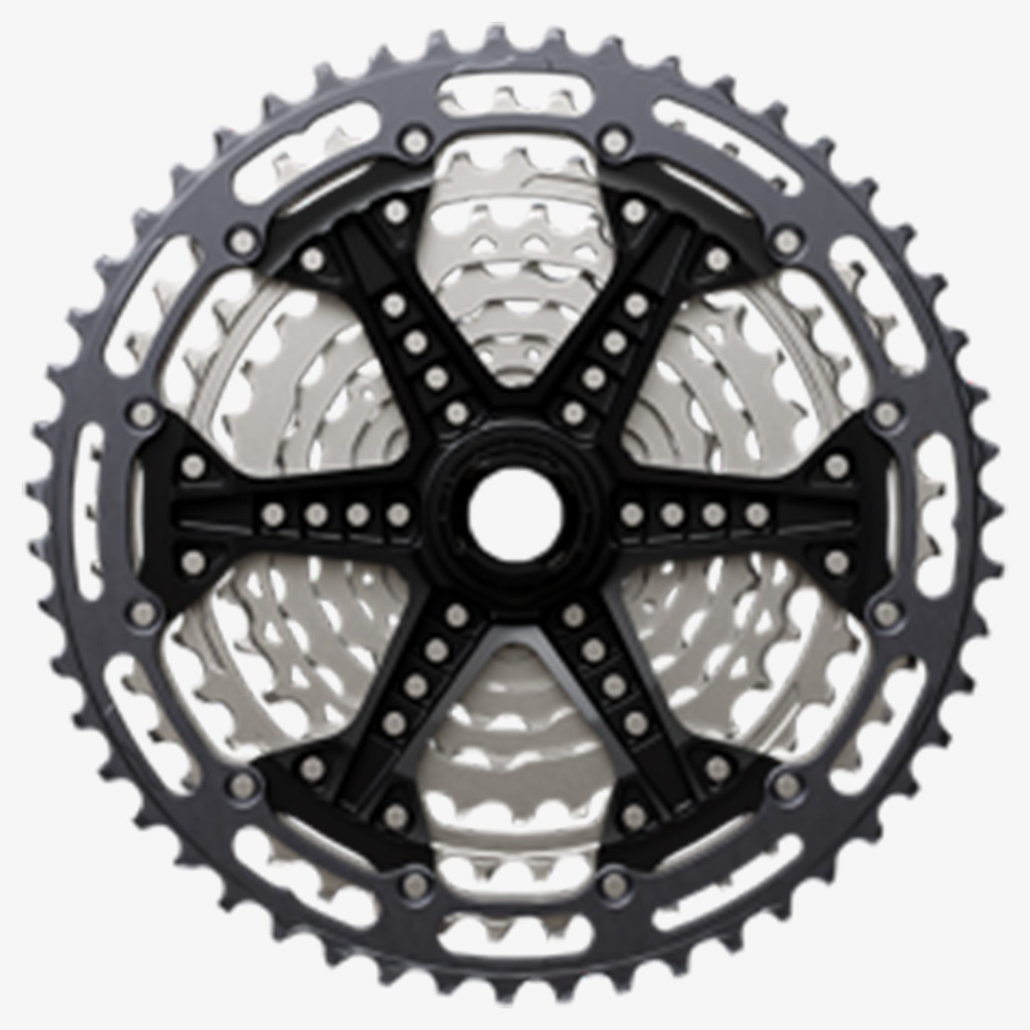 Shimano Deore CS-M7200 12-Speed Cassette - 12 Speed - Shimano Micro Spline - 10-51T - Silver - Image 2