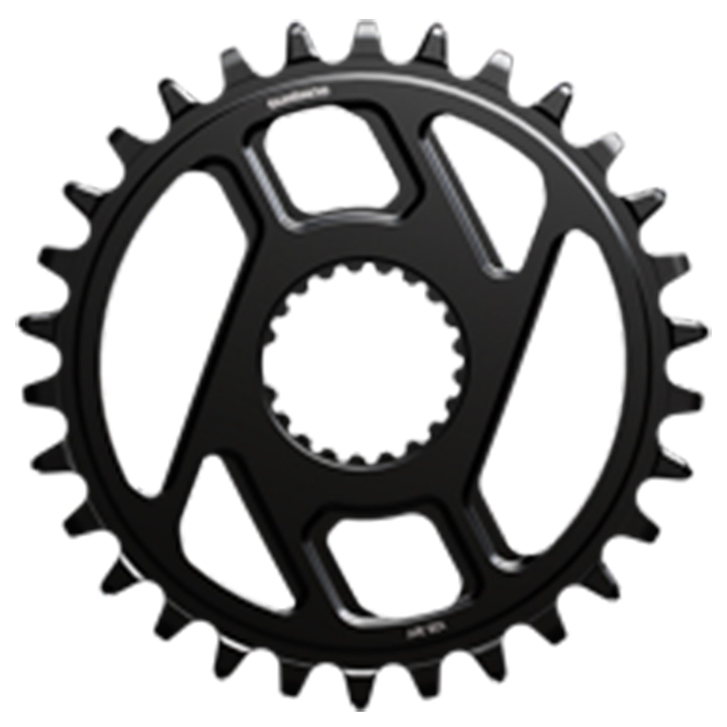 Shimano Deore SM-CRM66 Chainring - DIrect Mount - Shimano - 3mm Boost - Round - 30T - 12 Speed - Alloy - Black - Image 1