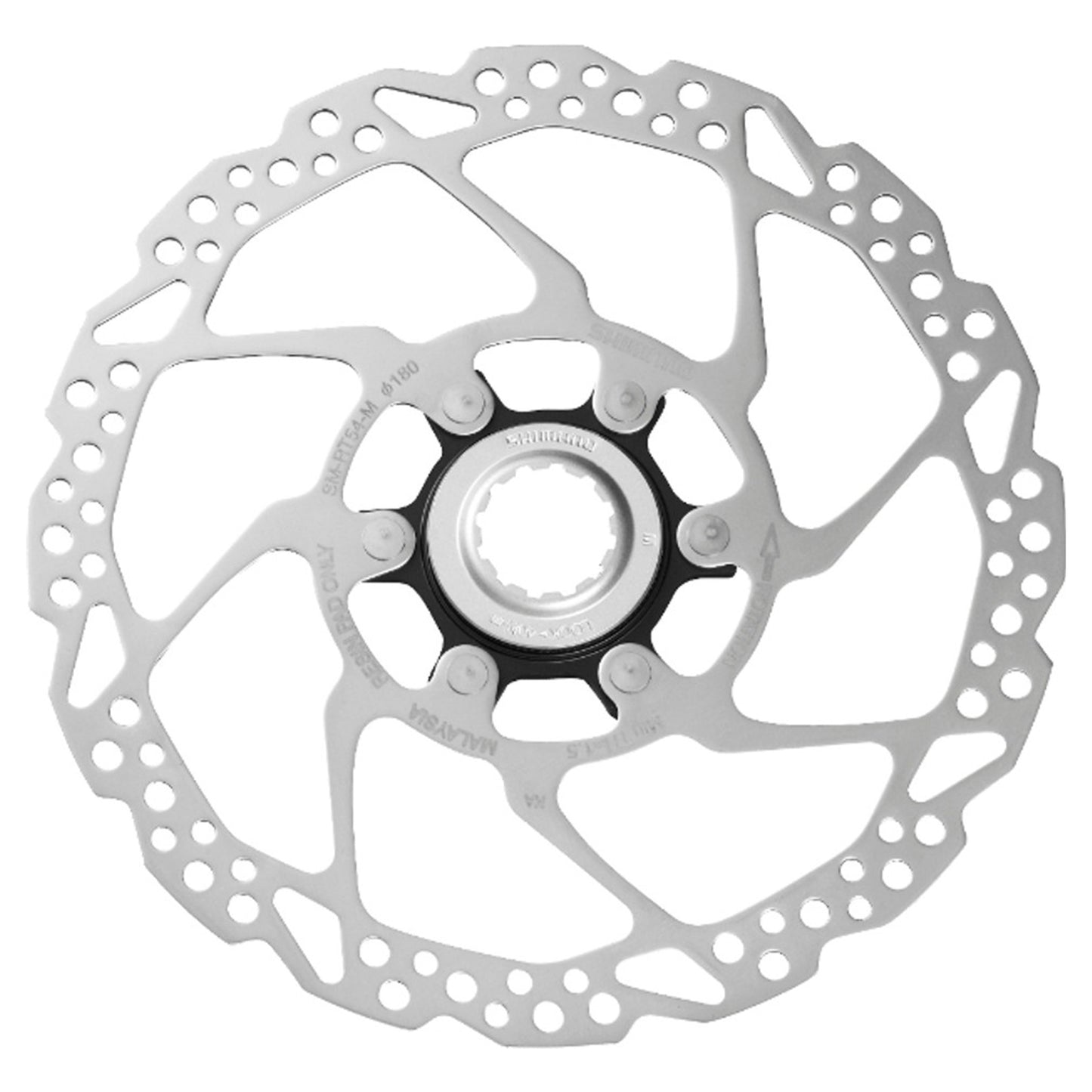 Shimano Deore SM-RT54 Centrelock Disc Brake Rotor - 180mm - Centrelock - Standard - 1.8mm to 1.9mm - Image 1