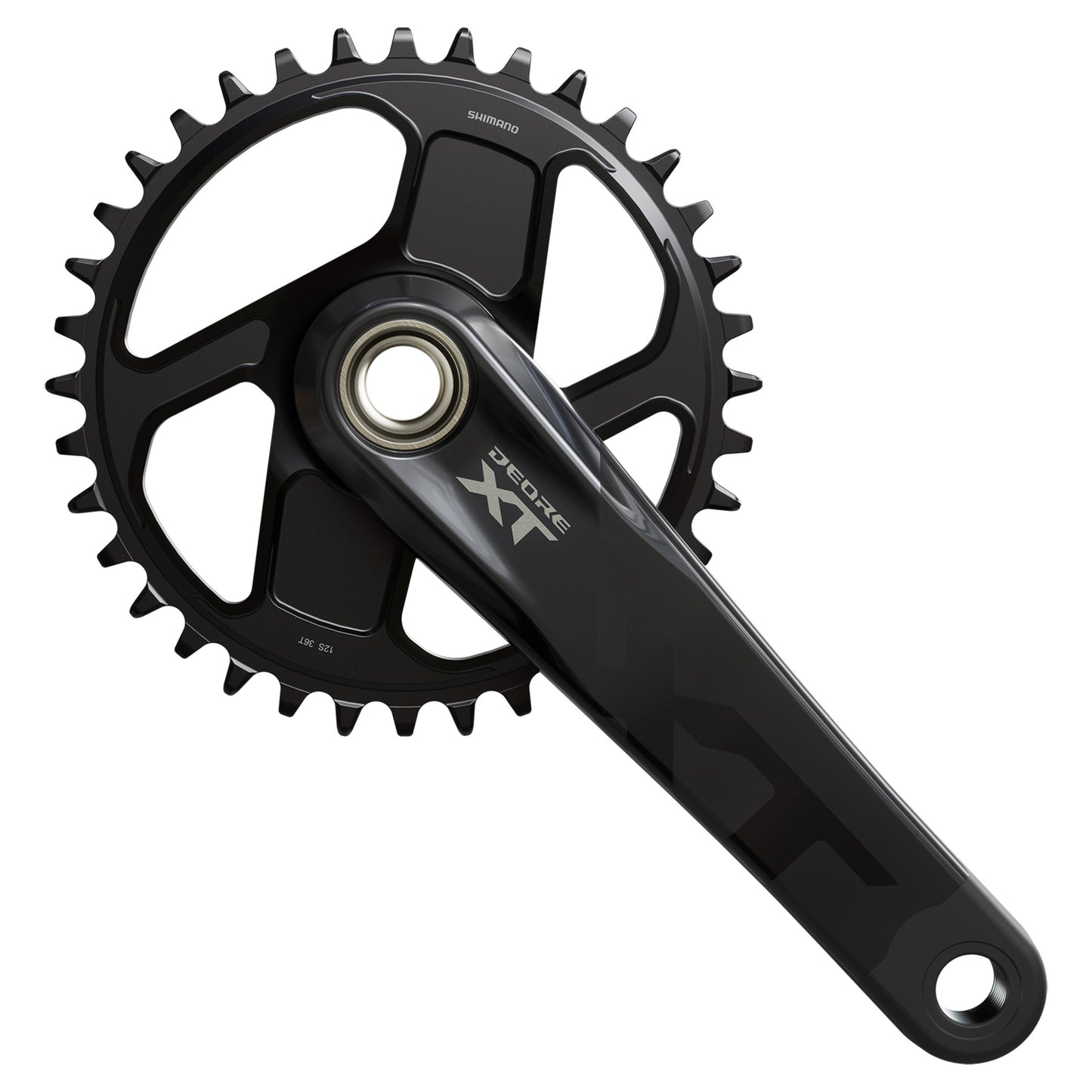 Shimano FC-M8200 XT Crankset - 68-73mm and BB86-92 - 24mm - Shimano Direct Mount - 165mm - Black - Image 6