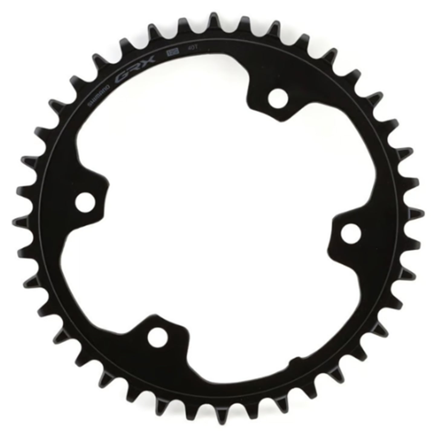 Shimano GRX FC-RX610 1x12 Chainring - Four Bolt - 110 BCD - 51.1mm - Round - 40T - 12 Speed - Alloy - Image 1
