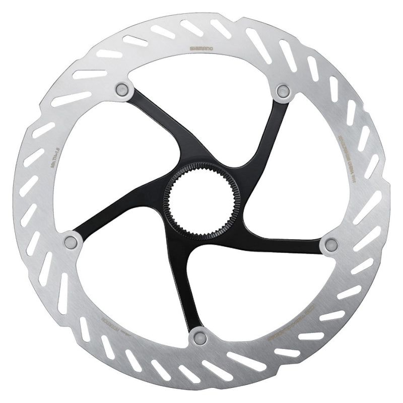 Shimano RT-CL700 Ice-Tech Centrelock Internal Serration Disc Brake Rotor - 203mm - Centerlock - Standard - 1.8mm to 1.9mm