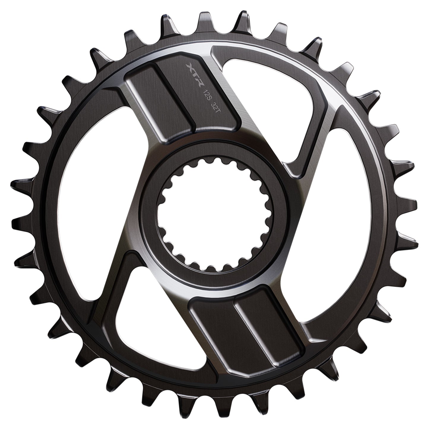 Shimano SM-CRM96 XTR Chainring - Direct Mount - Shimano - 55mm - Round - 32T - 12-speed - Aluminium - Image 1