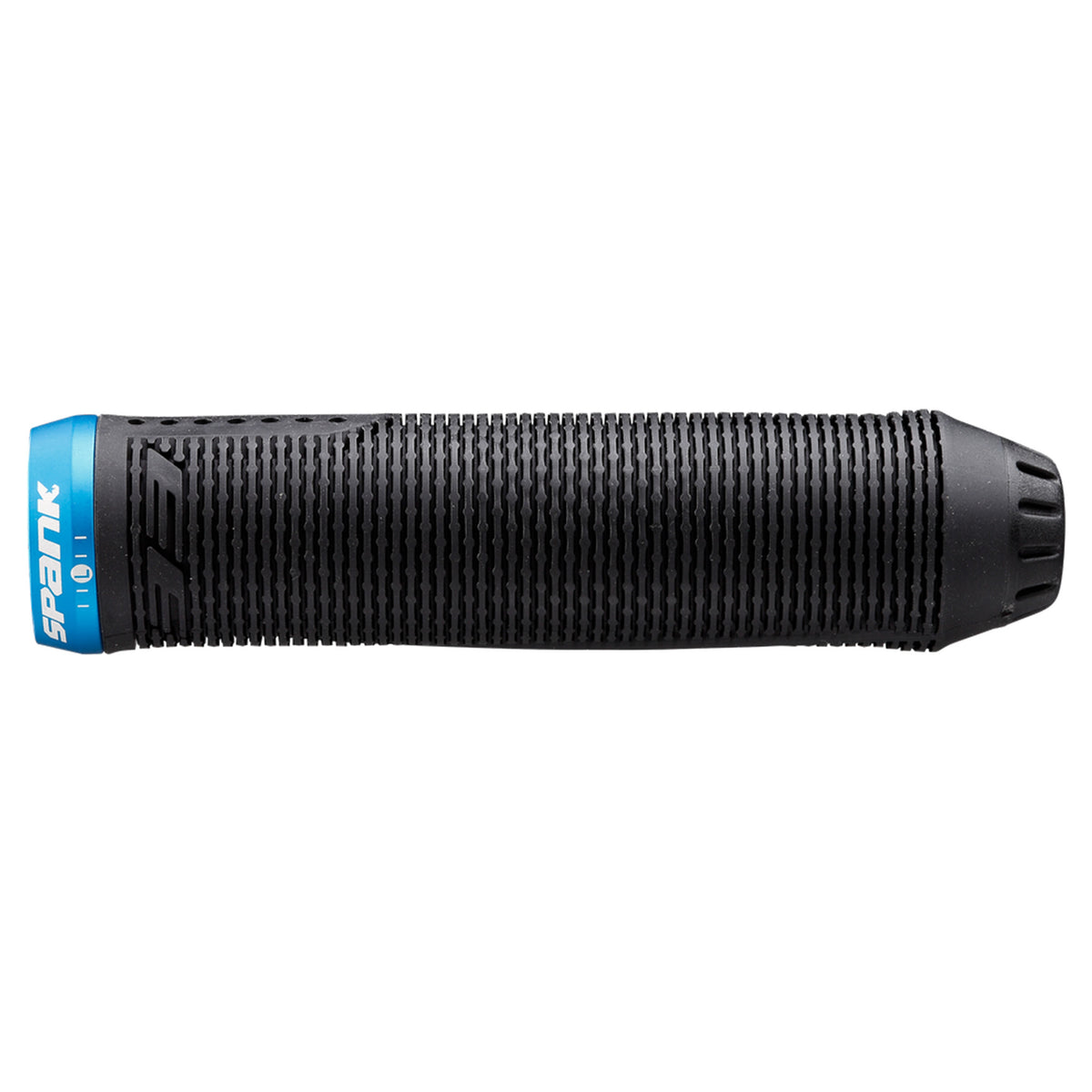 Spank Spike Lock-On Grips - Black / Blue - Single Lock On Grips - 33mm - Image 1