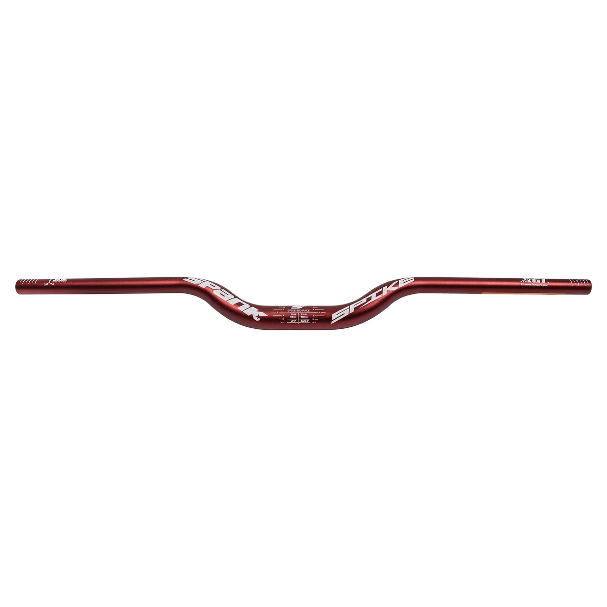 Spank Spike Race Handlebar - 31.8mm - 800mm - 50mm - Red - Image 1