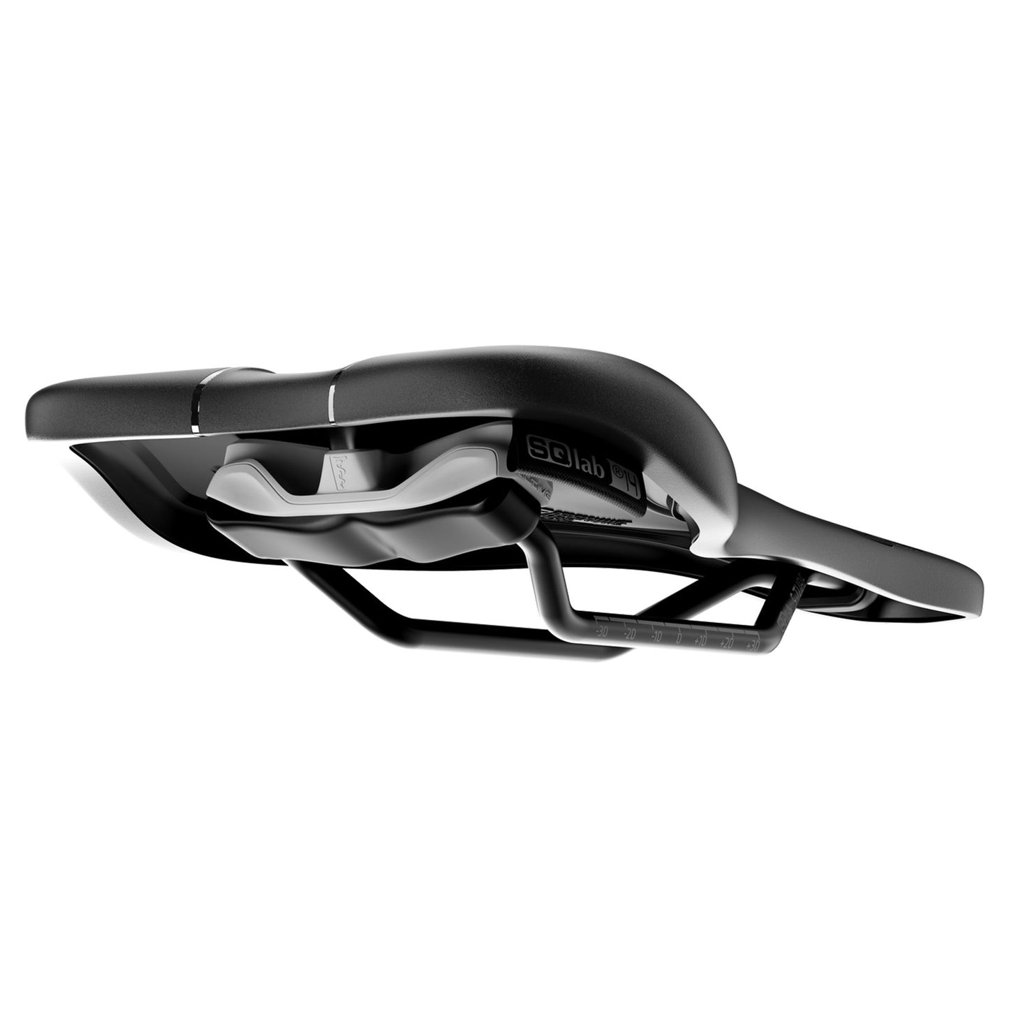 SQlab 612 Ergowave Active 2.2 Saddle - Stainless Steel - 130mm - Black - Image 6